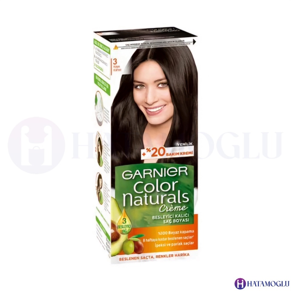 رنگ مو گارنیر شماره 3 از سری Color Naturals